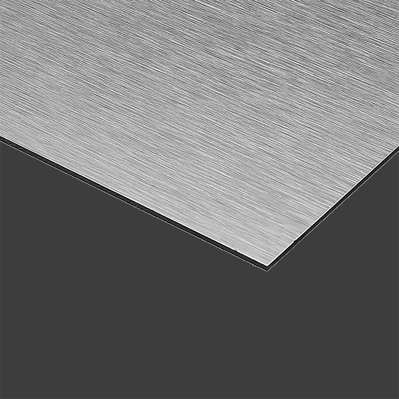 Plaques d'aluminium composite de la marque DIBOND® dont la surface a un aspect Métal Brossé, conçu par 3A Composites